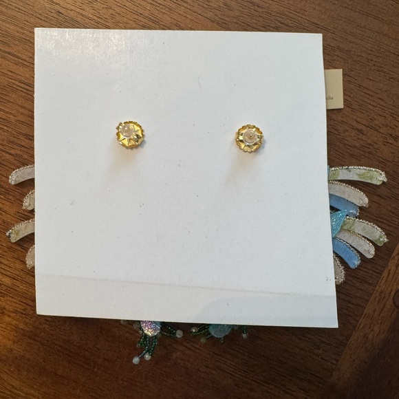 Deepa Gurnani Beaded Hummingbird Drop Earrings NWOT - Picture 5 of 7